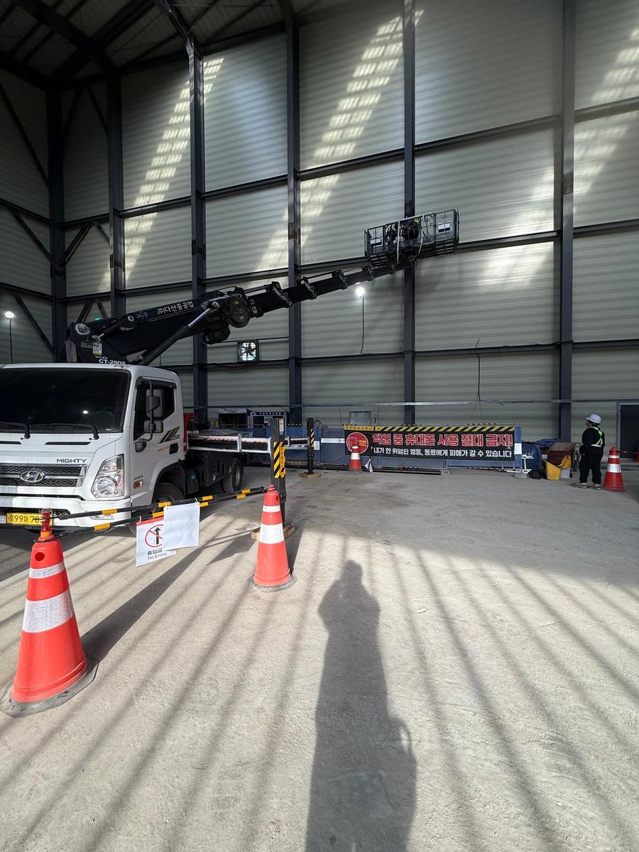 3.5톤 신축건물 내부 계측기 설치